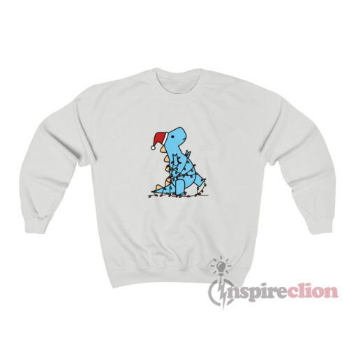 Christmas T-Rex Dinosaur Sweatshirt