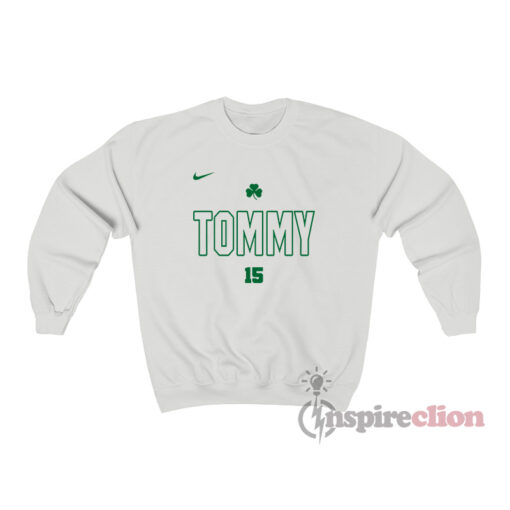 Tommy Heinsohn Tribute For The Celtics Pre-Game Sweatshirt