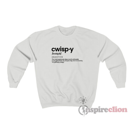 Cwispy Adjective Sweatshirt