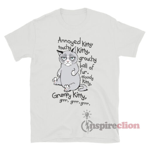 Grumpy Cat Grrr Grrr Grrr T-Shirt
