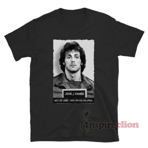 John Rambo Mugshot T-Shirt