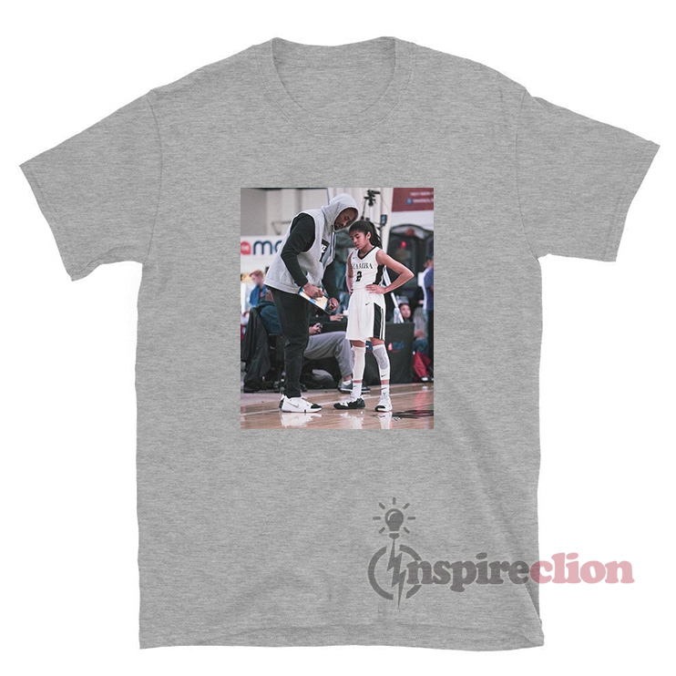 Moments Kobe Coaching His Daughter Gigi T-Shirt - Inspireclion.com