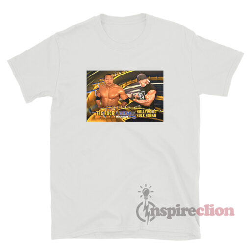 The Rock VS Hulk Hogan Wrestlemania T-Shirt