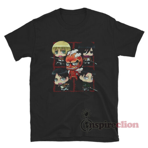 Attack On Titan Character Montage T-Shirt