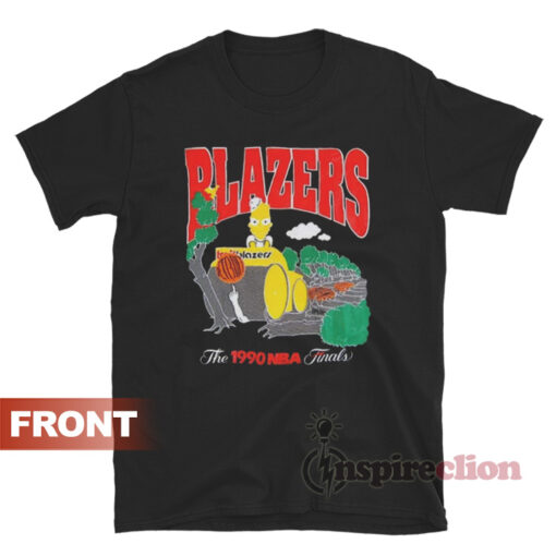 Vintage Bootleg Bart Simpson Portland Blazers T-Shirt