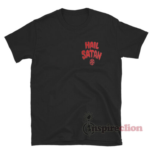 Hail Satan Pentagram T-Shirt