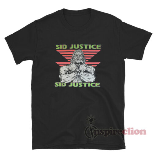 Sid Justice Retro Wrestling WWF T-Shirt