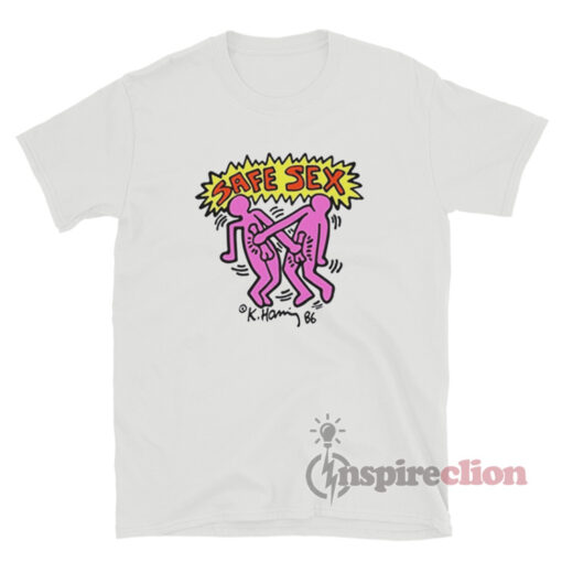 Harry Styles Keith Haring Safe Sex T-Shirt