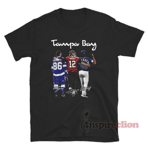 Arozarena Brady Kucherov Tampa Bay Champions T-Shirt