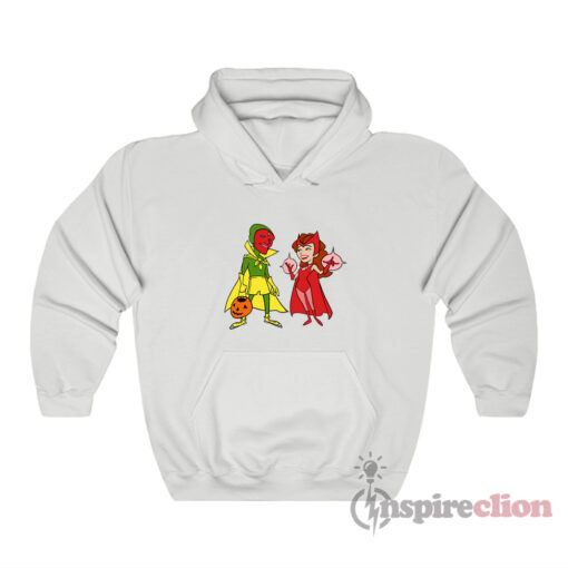 WandaVision Scarlet Witch And Vision Hoodie