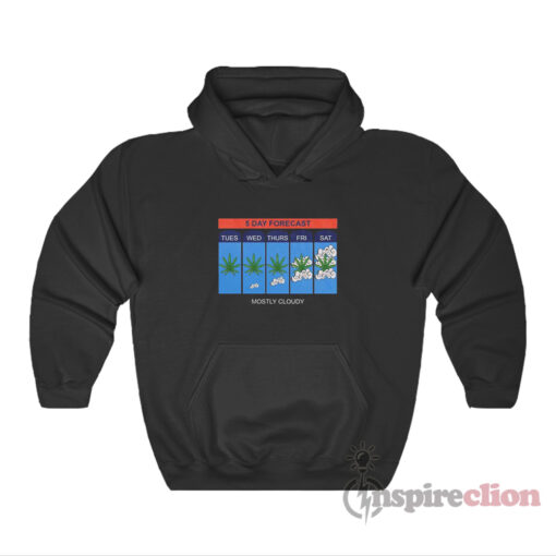 5 Day Forecast Mostly Cloudy Hoodie