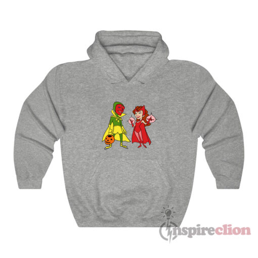 WandaVision Scarlet Witch And Vision Hoodie