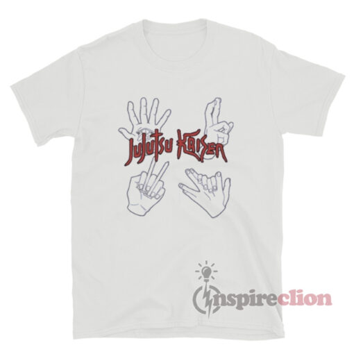 Anime Jujutsu Kaisen Hand Signs T-Shirt