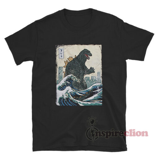 The Great Wave Godzilla Off Kanagawa T-Shirt