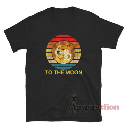 Dogecoin Doge To The Moon T-Shirt