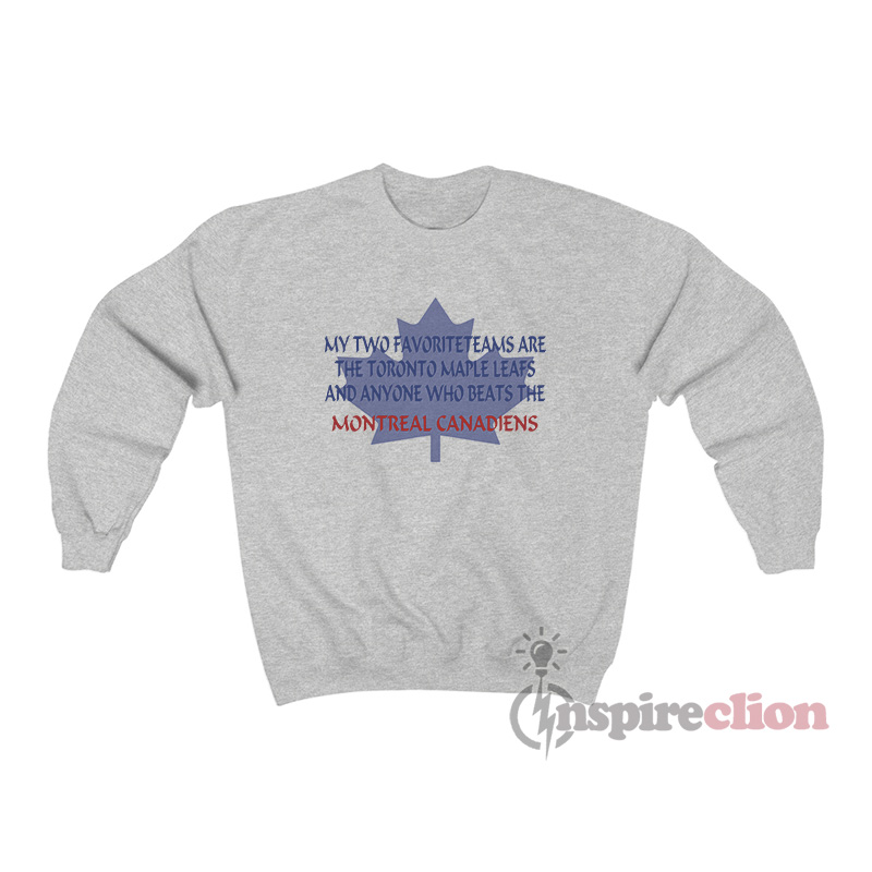 Toronto Canada Hoodie Canadian Flag Maple Leaf Sweatshirt at