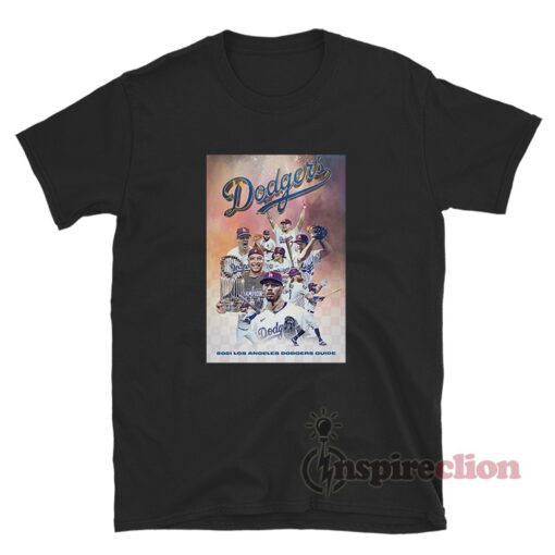2021 Los Angeles Dodgers Guide Cover T-Shirt