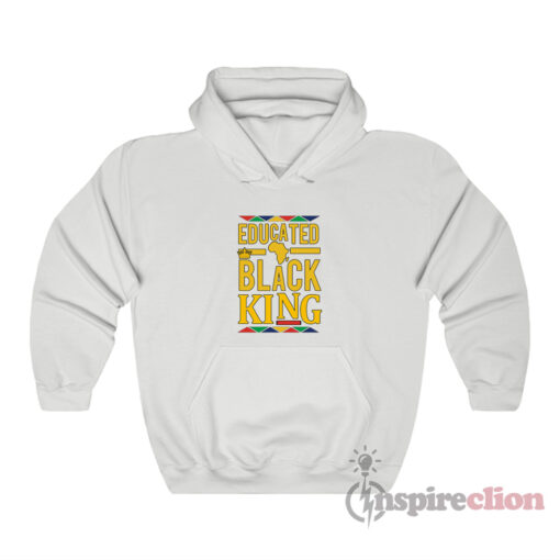 African Educated Black King Hoodie