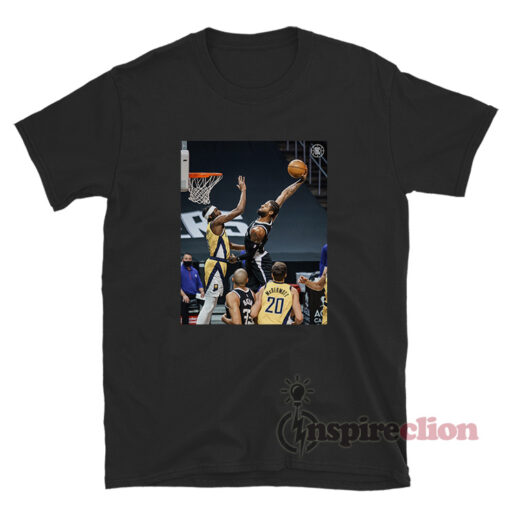 Paul George Dunk Clippers vs Pacers T-Shirt