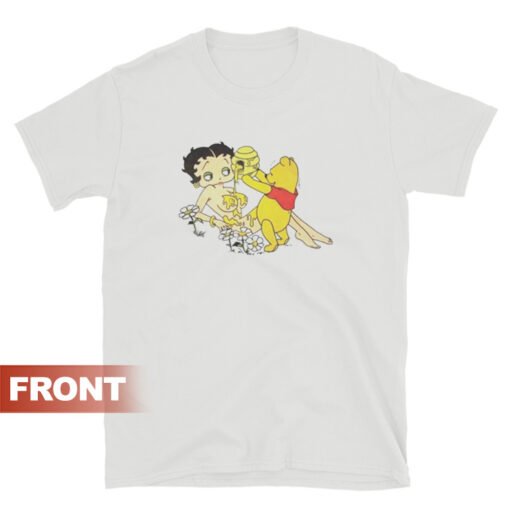 Winnie The Pooh And Betty Boop T-Shirt