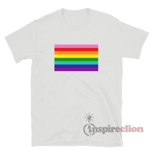Gay Pride LGBTQ MultiColor Rainbow Flag T-Shirt