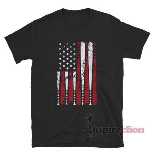 America Baseball Flag T-Shirt