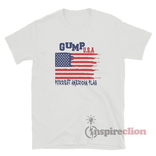 Forrest Gump American Flag T-Shirt