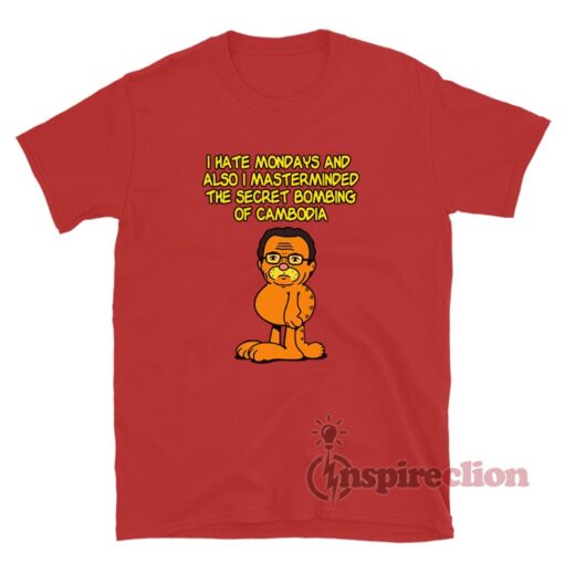 Garfissinger Garfield I Hate Mondays T-Shirt