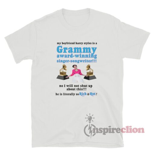 My Boyfriend Harry Styles Is A Grammy Award-Winning T-Shirt