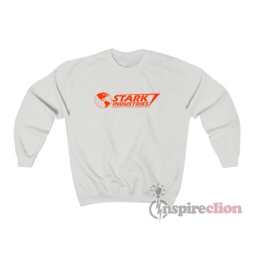 Stark Industries Changing The World For A Better Future Logo Sweatshirt