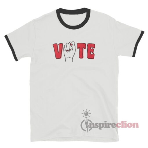 Vote Classic Fit Ringer T-Shirt