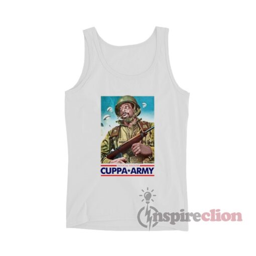 Beetlejuice Official Soldier Cuppa Army Tank Top