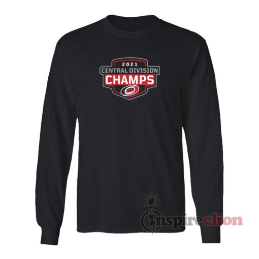 Carolina Hurricanes 2021 Central Division Champs Long Sleeves T-Shirt