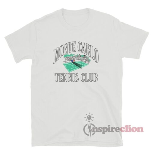 Monte Carlo Tennis Club Illustration T-Shirt