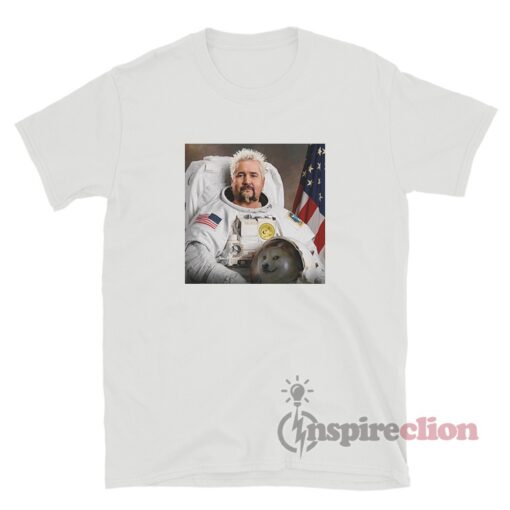 Guy Fieri Doge To The Moon T-Shirt