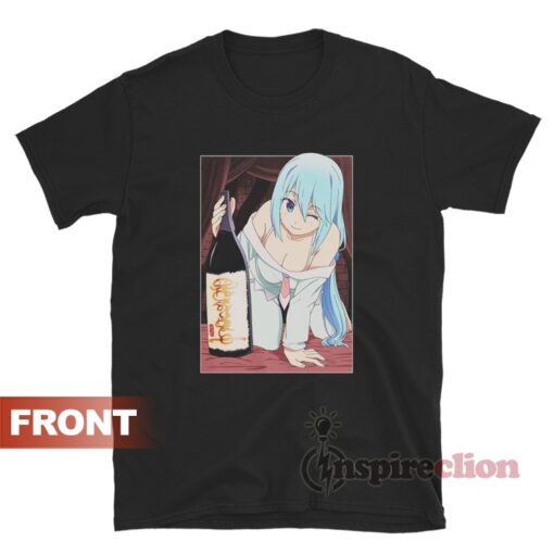 Anime Konosuba Aqua And Sake T-Shirt