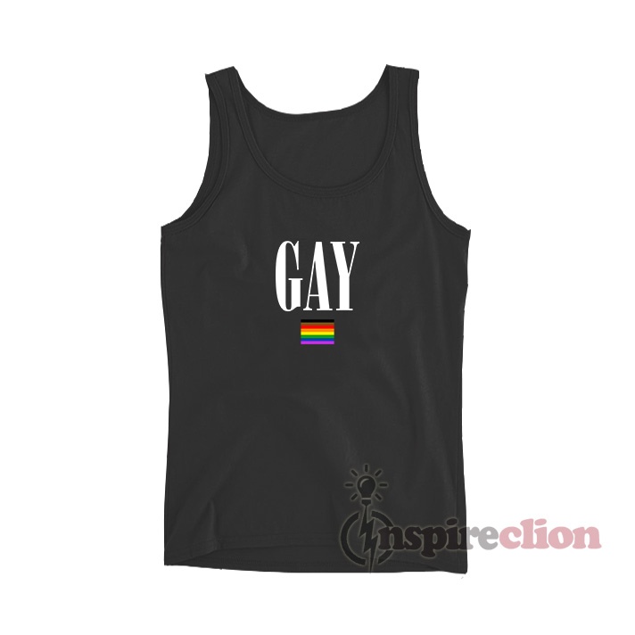 Gay Lgbt Rainbow Pride Flag Tank Top Inspireclion Com