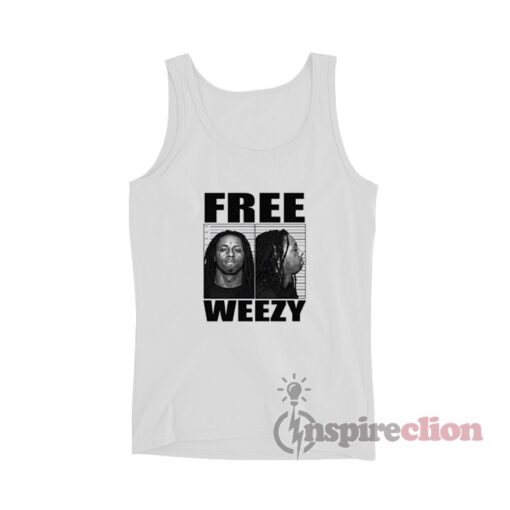 Lil Wayne Free Weezy Poster Tank Top