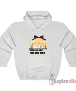 Yuru Yuri Kyoko Smug Anime Girl Stay Cool I Got Your Back Homie Hoodie