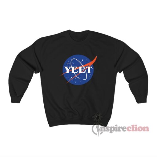 Yeet Nasa Logo Parody Sweatshirt