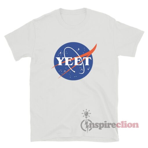 Yeet Nasa Logo Parody T-Shirt
