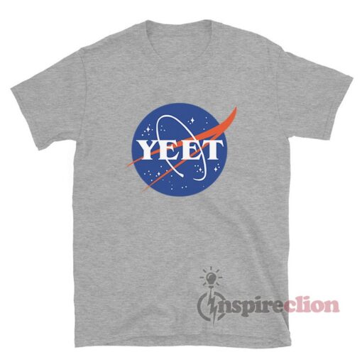 Yeet Nasa Logo Parody T-Shirt