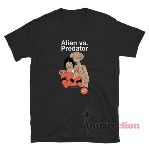 Et And Michael Jackson Alien Vs Predator Meme T-Shirt