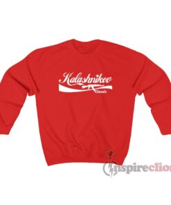 Enjoy Kalashnikov AK47 Classic Coca Cola Parody Sweatshirt
