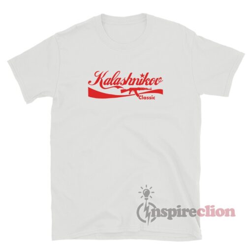 Enjoy Kalashnikov AK47 Classic Coca Cola Parody T-Shirt