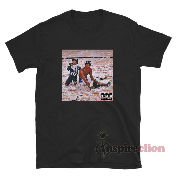 Rajon Rondo s Son Drinking Champagne Album Cover T Shirt Inspireclion