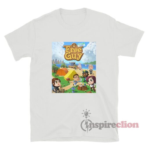 Free Guy Movie Posters Parody Animal Crossing T-Shirt