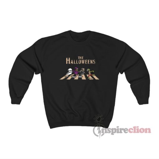 Ghost Witch Death Zombie Abbey Road The Halloweens Sweatshirt