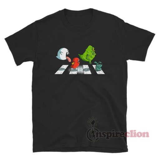 Ghosts On Abbey Road Meme T-Shirt