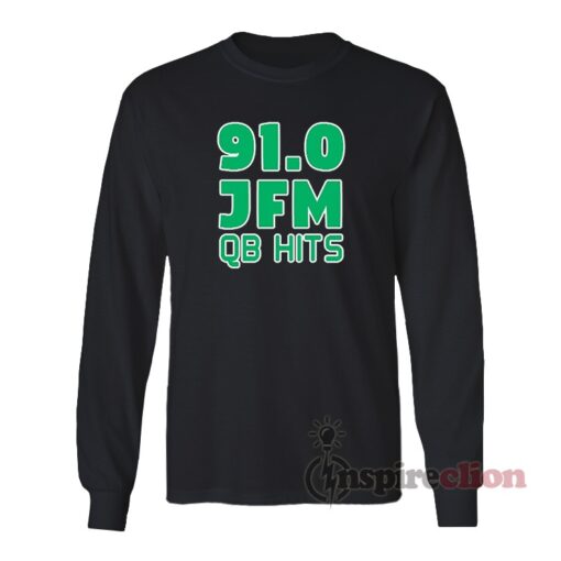 John Franklin-Myers JETS 91.0 JFM QB HITS Long Sleeves T-Shirt